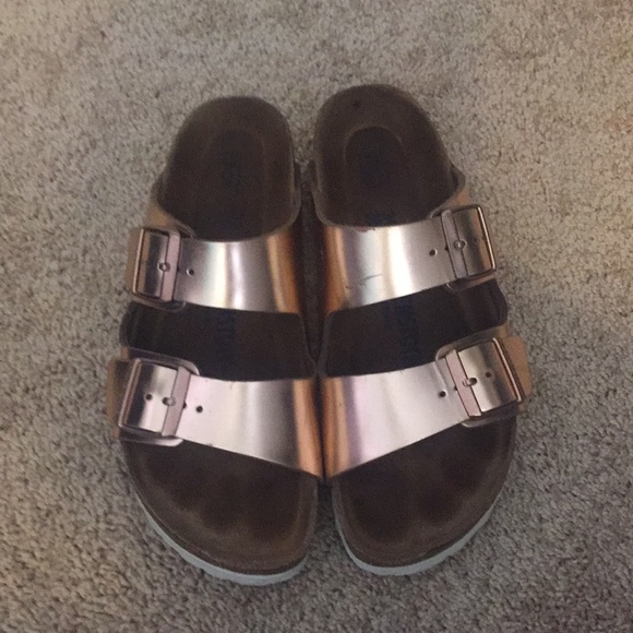 Birkenstock Shoes - Birkenstock rose gold
